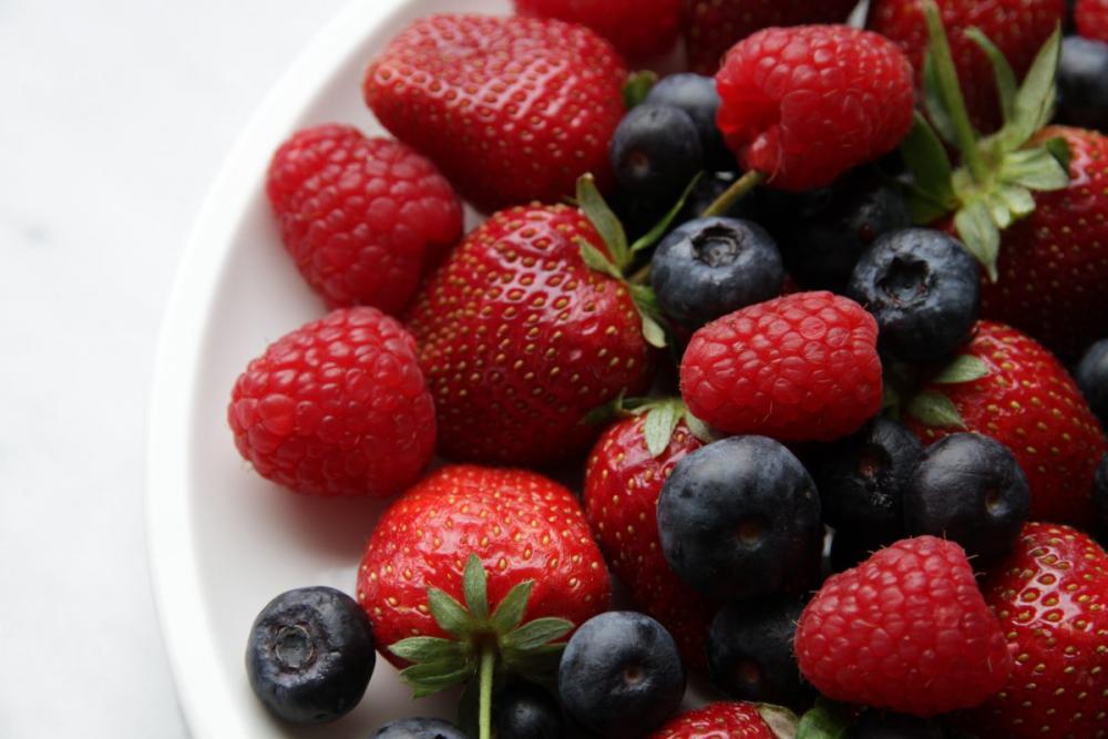 Healthy berries close up Healthy berries close up