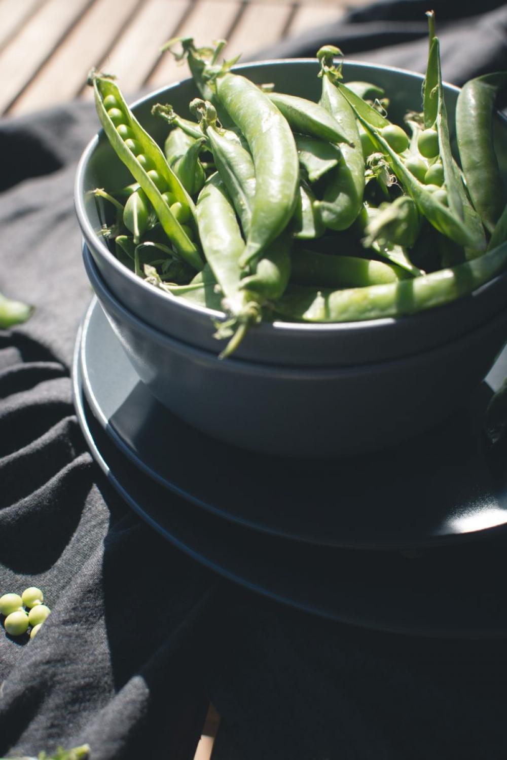 Fresh pea outside Fresh pea outside