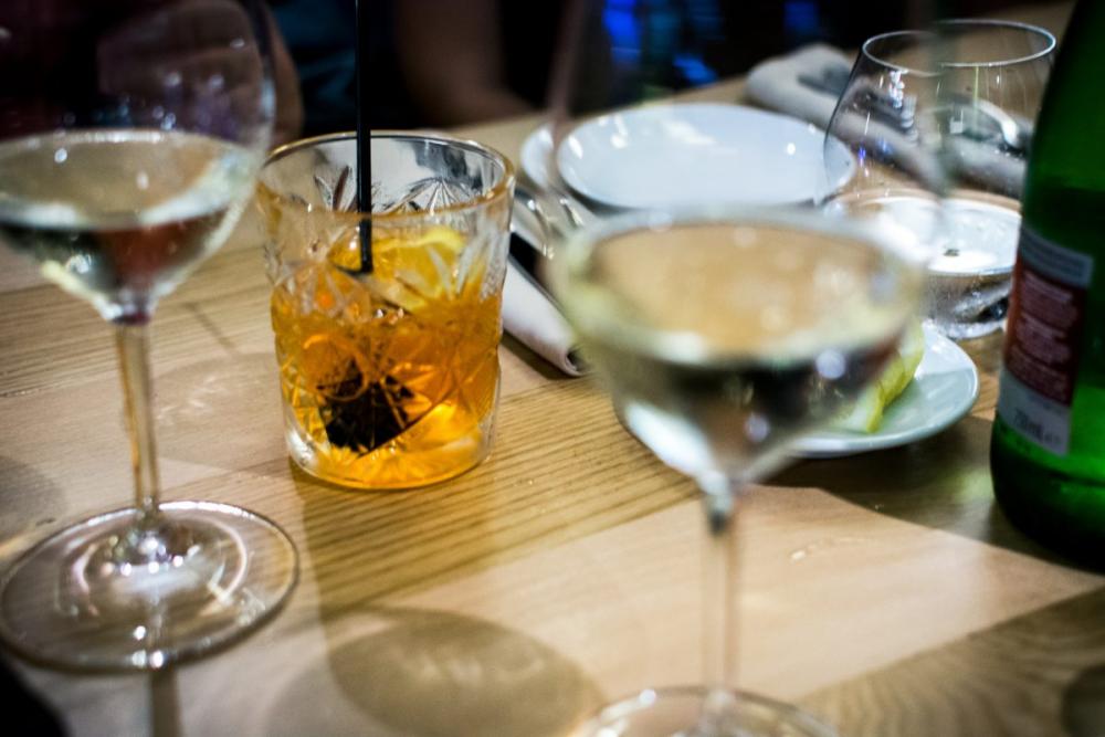 Martini with an orange Martini with an orange