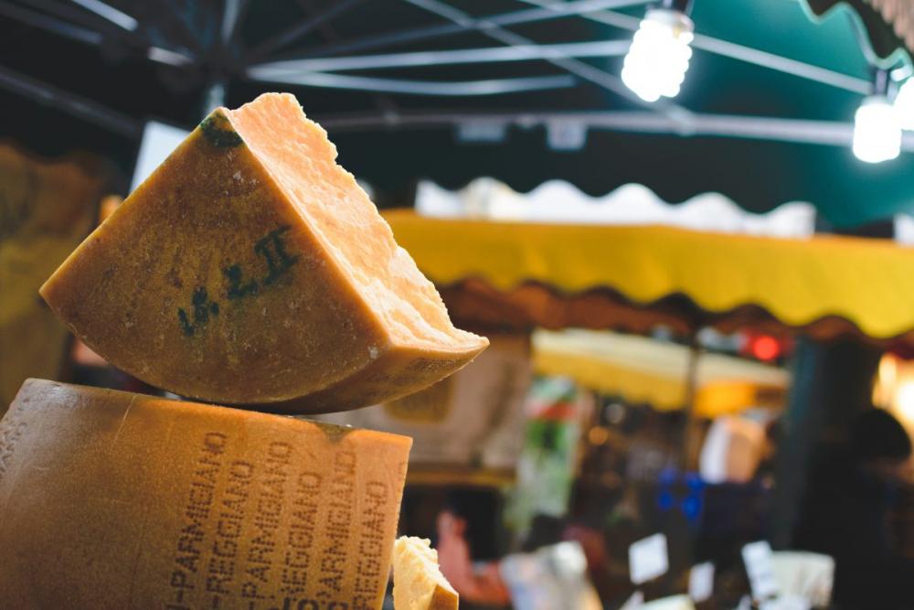 Piece of Gouda cheese Piece of Gouda cheese