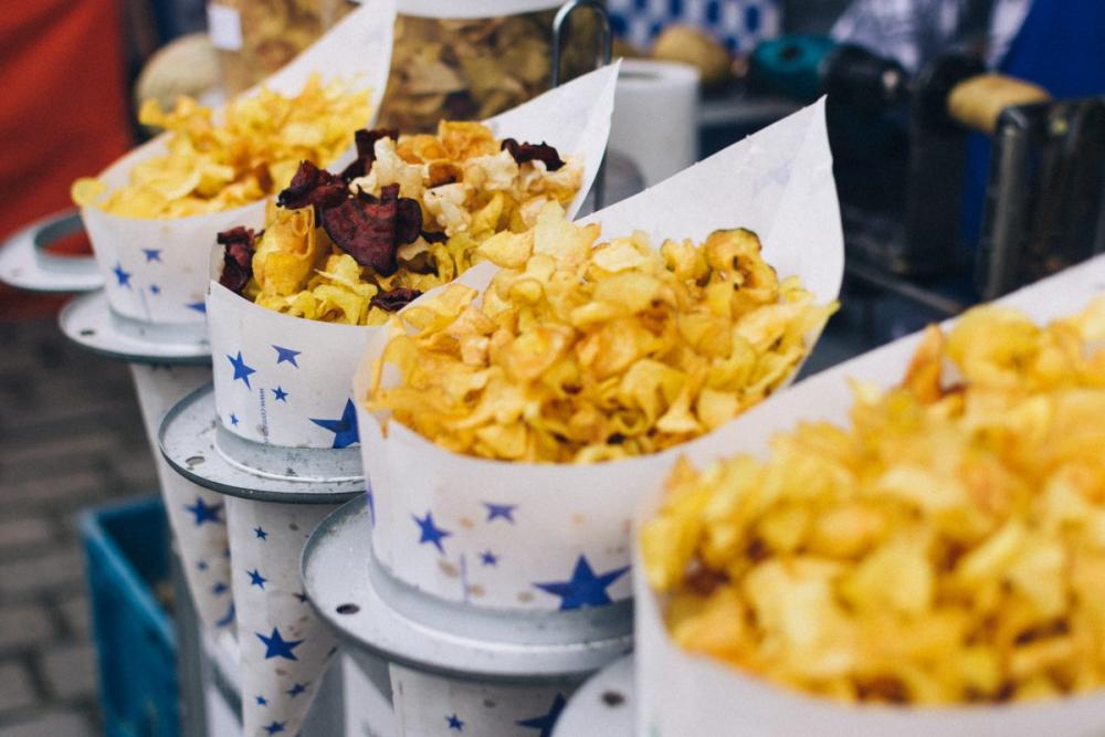 Potato and beetroot chips Potato and beetroot chips