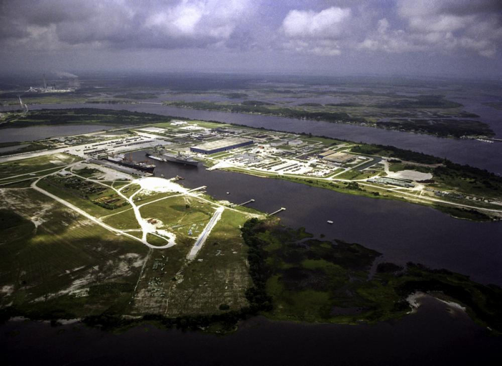 Blount Island landscape in Jacksonville, Florida free photo Blount Island landscape in Jacksonville, Florida free photo