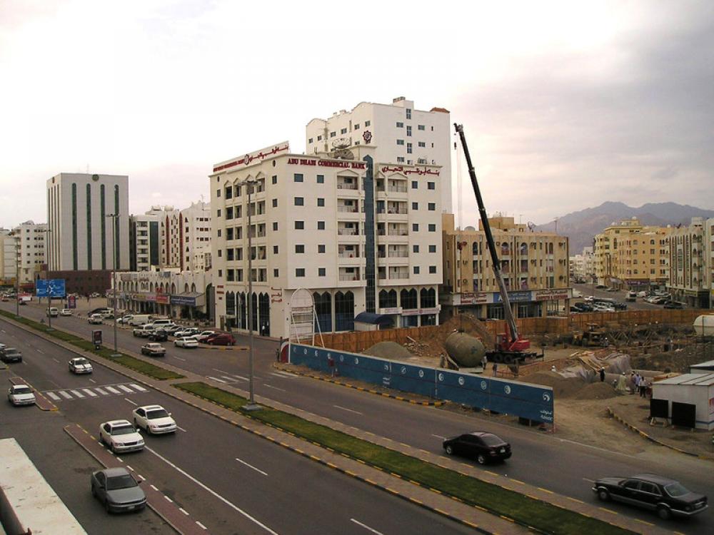 Building construction going on at Fujairah in the United Arab Emirates free photo Building construction going on at Fujairah in the United Arab Emirates free photo