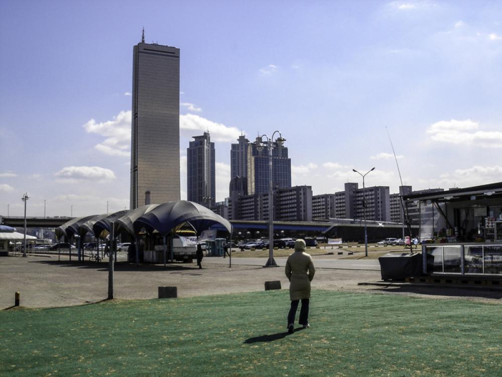 Buildings and Skyline in Seoul, South Korea free photo Buildings and Skyline in Seoul, South Korea free photo