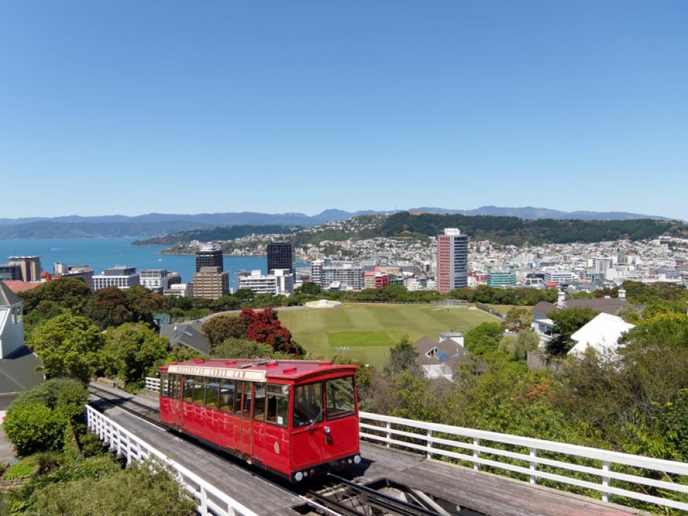 Cable Car from Willington Harbor, New Zealand free photo Cable Car from Willington Harbor, New Zealand free photo