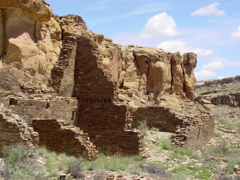 Chaco Canyon landscape in New Mexico free photo Chaco Canyon landscape in New Mexico free photo