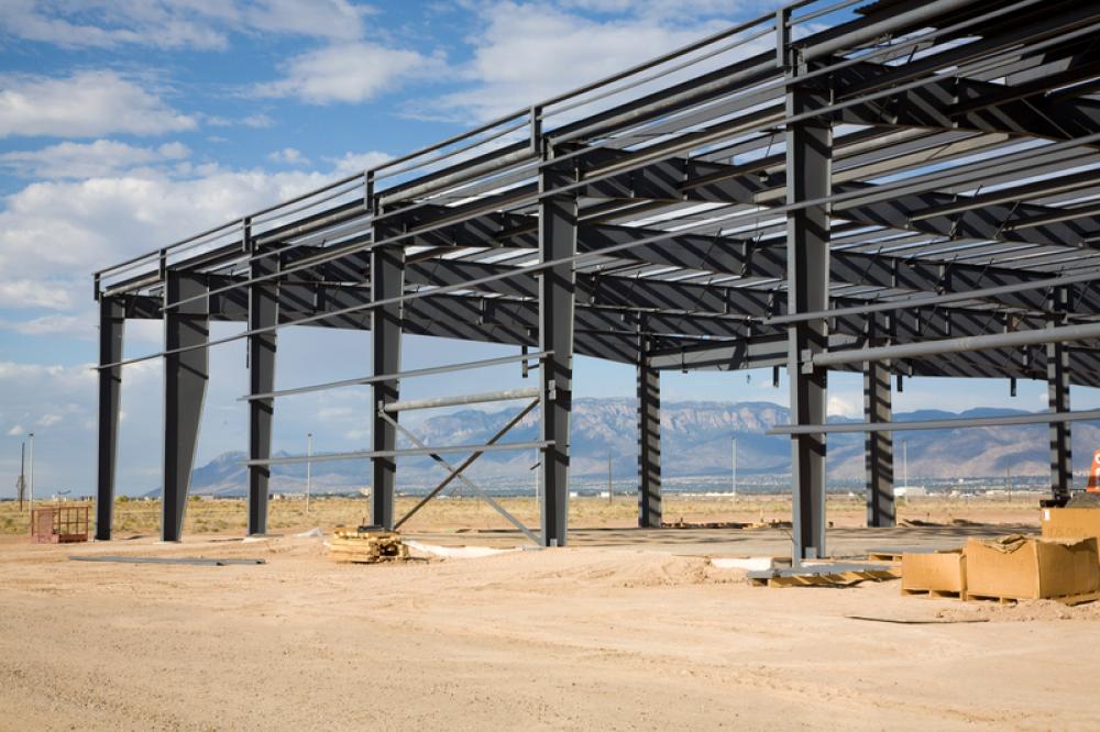 Construction of a building in Albuquerque, New Mexico free photo Construction of a building in Albuquerque, New Mexico free photo
