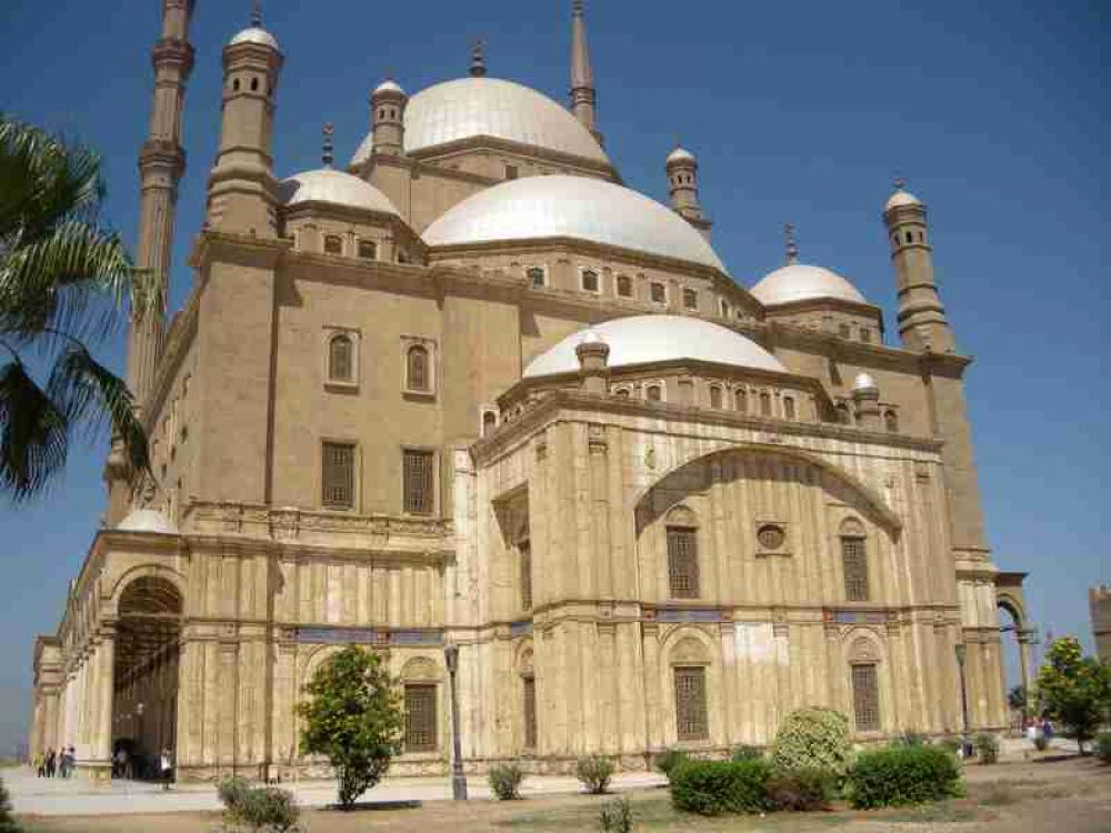 Grand mosque in Cairo, Egypt free photo Grand mosque in Cairo, Egypt free photo