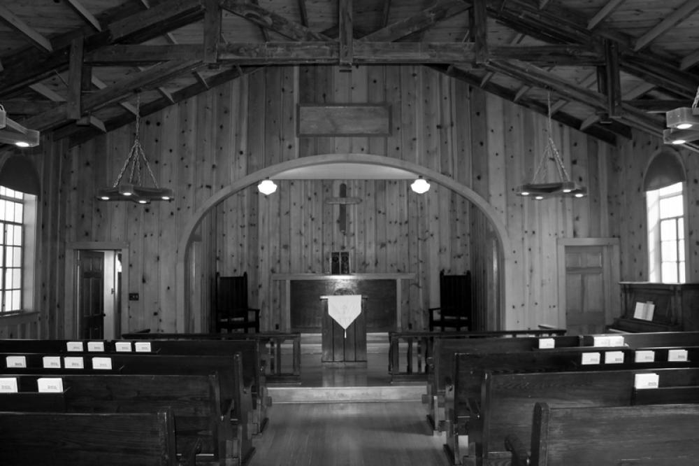 Interior of Chapel in Fort Reno, Oklahoma free photo Interior of Chapel in Fort Reno, Oklahoma free photo