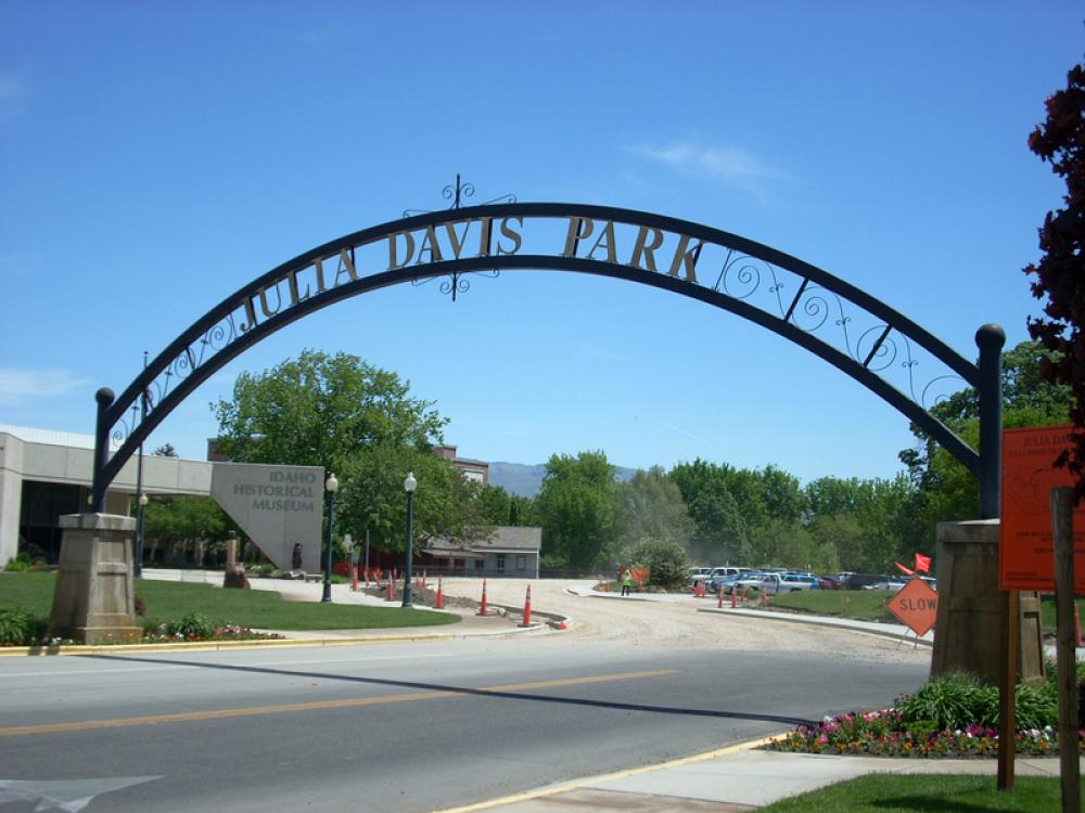Julia Davis Park Sign in Boise, Idaho free photo Julia Davis Park Sign in Boise, Idaho free photo