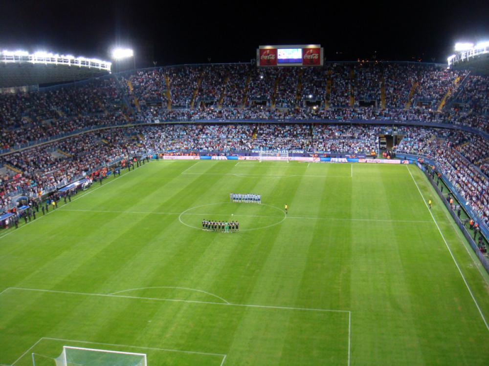 La Rosaleda stadium in Malaga, Spain free photo La Rosaleda stadium in Malaga, Spain free photo