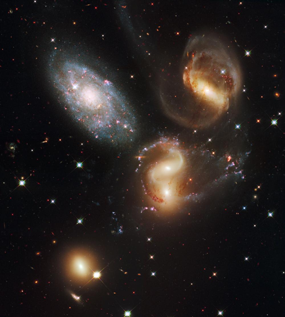 Large Group of Galaxies free photo Large Group of Galaxies free photo
