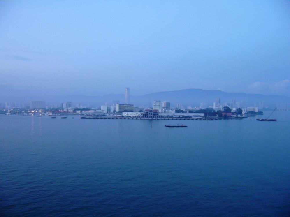 Looking at George Town in Penang, Malaysia free photo Looking at George Town in Penang, Malaysia free photo