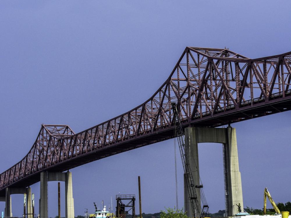 Mathews Bridge in Jacksonville, Florida free photo Mathews Bridge in Jacksonville, Florida free photo