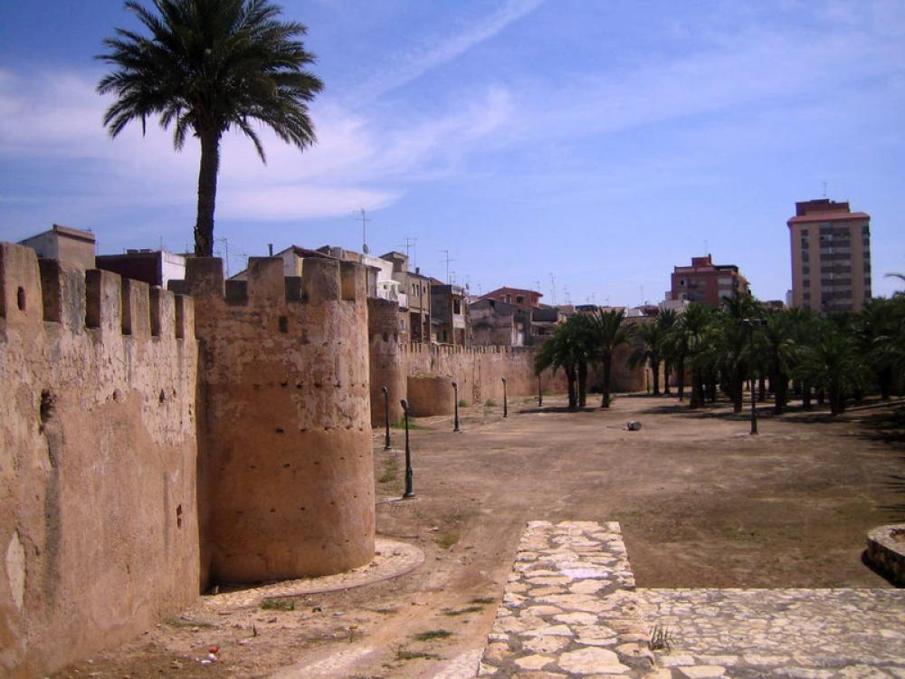 Moorish walls in Alzira, Spain free photo Moorish walls in Alzira, Spain free photo