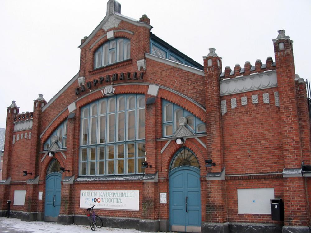 Oulu Market Hall in Oulu, Finland free photo Oulu Market Hall in Oulu, Finland free photo