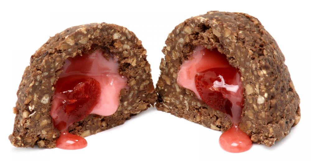 Pink and Red Fruit Filling in Cookies free photo Pink and Red Fruit Filling in Cookies free photo