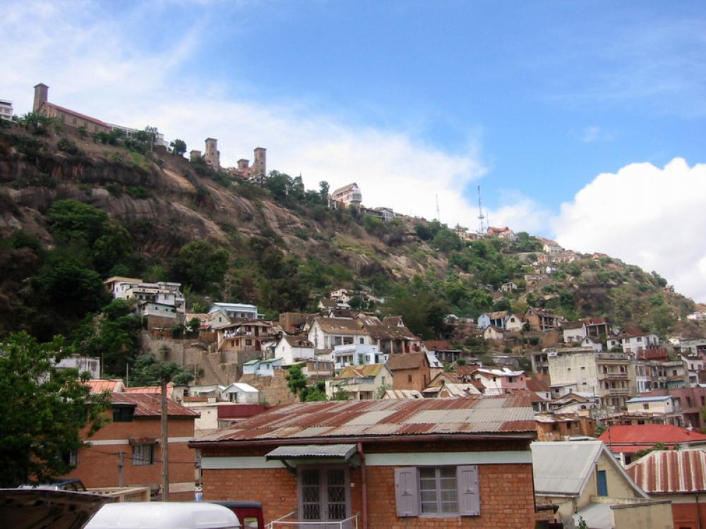 Royal Palace on top of Antananarivo's tallest hill, Madagascar free photo Royal Palace on top of Antananarivo's tallest hill, Madagascar free photo