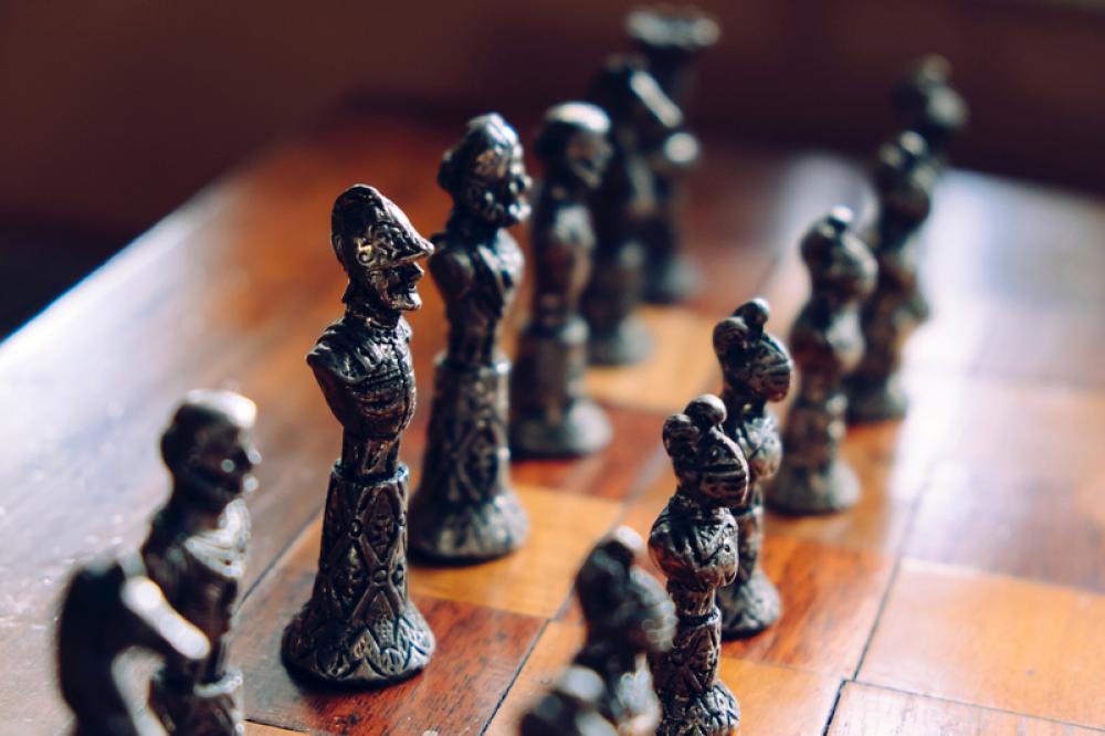 Silver Chess Pieces free photo Silver Chess Pieces free photo