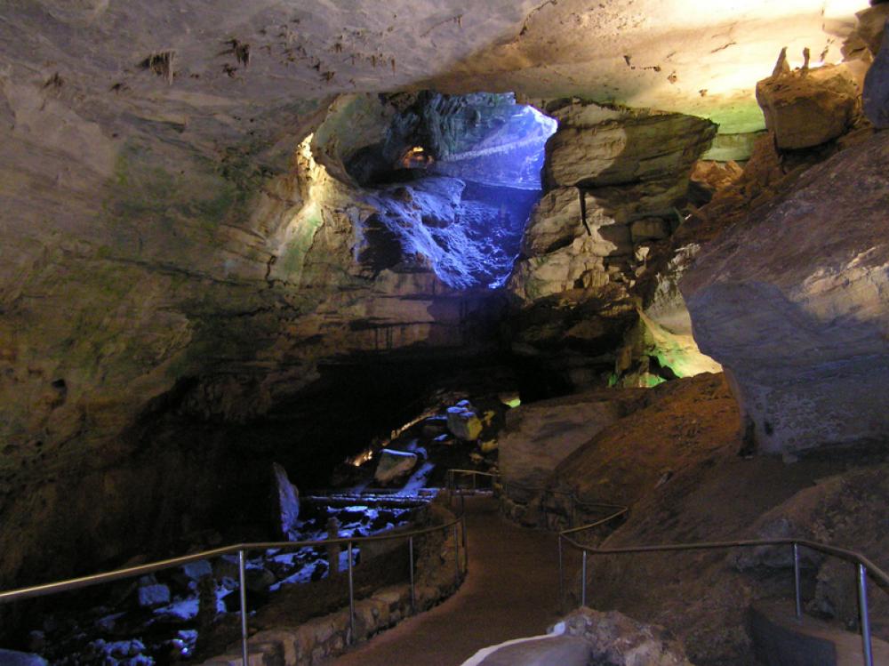 Stairs in the Caverns at Carlsbad Caverns National Park, New Mexico free photo Stairs in the Caverns at Carlsbad Caverns National Park, New Mexico free photo