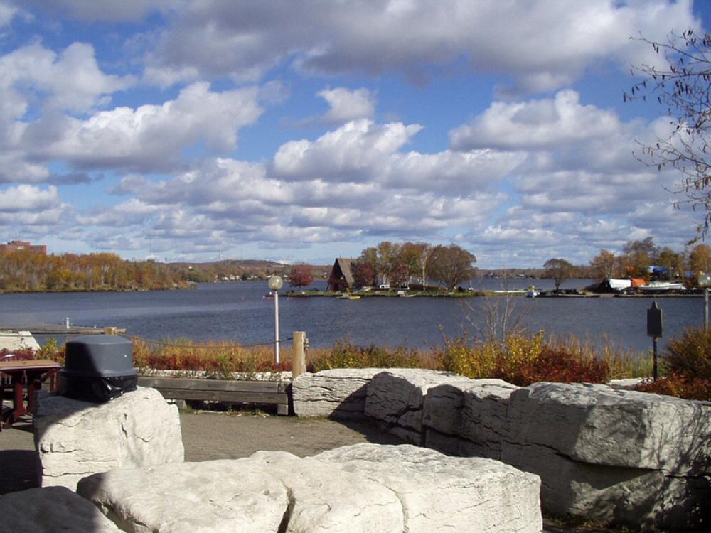 View of Lake Ramsey from Science North in Ontario, Canada free photo View of Lake Ramsey from Science North in Ontario, Canada free photo