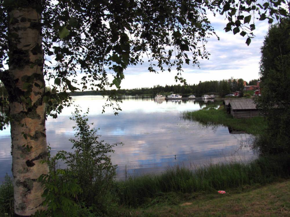 View of the Liperi harbour, on a summer night in Liperi, Finland free photo View of the Liperi harbour, on a summer night in Liperi, Finland free photo