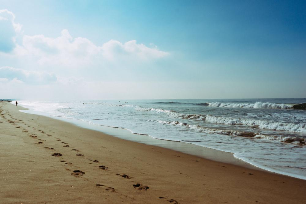 santa monica morning beach santa monica morning beach