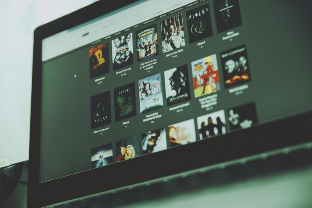 HBO app on Laptop screen HBO app on Laptop screen