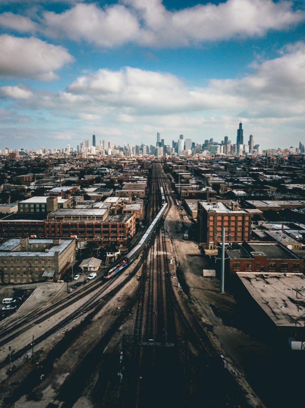 Railway to the city Railway to the city