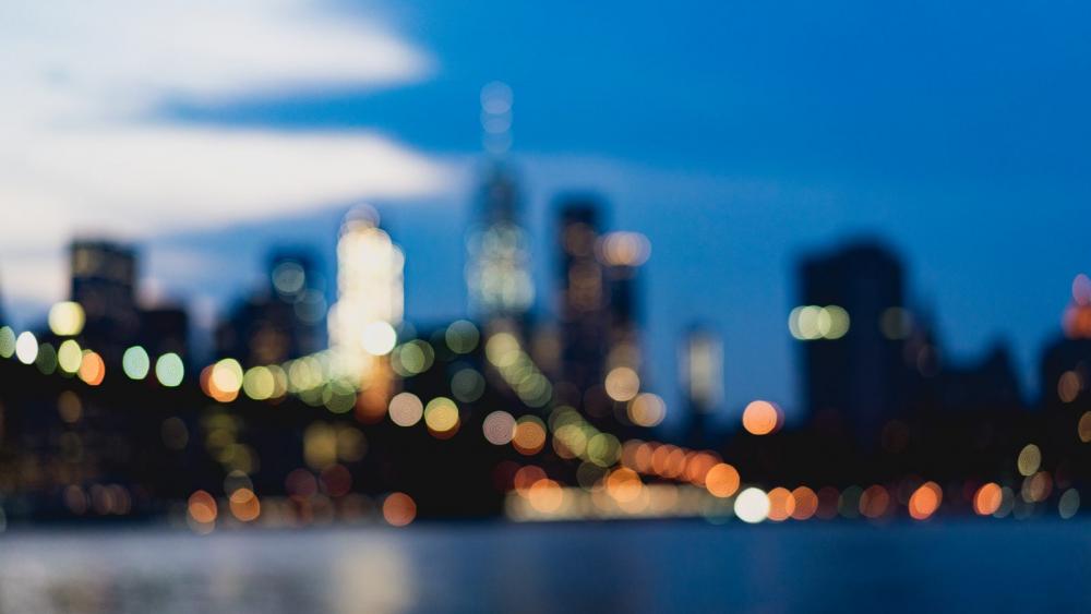 Blurry skyline Blurry skyline