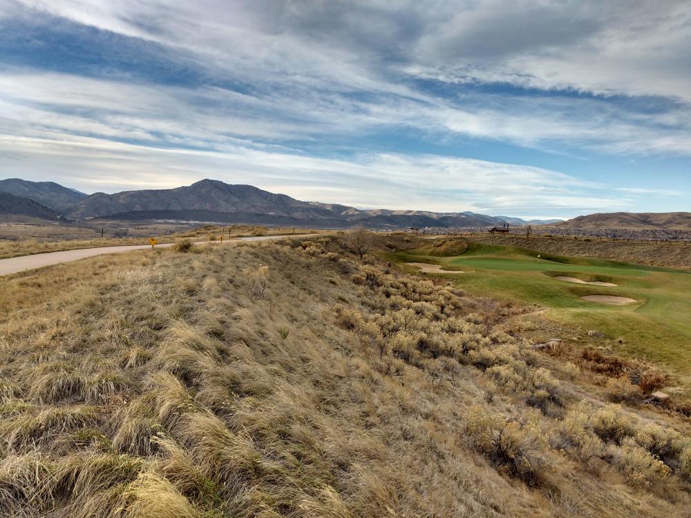 Mountain Trail and Golf Course Landscape Mountain Trail and Golf Course Landscape