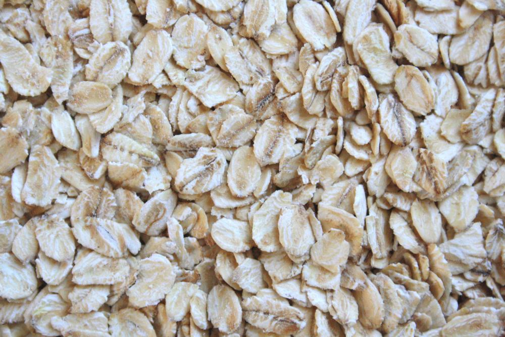 Rolled Oats Close Up Rolled Oats Close Up
