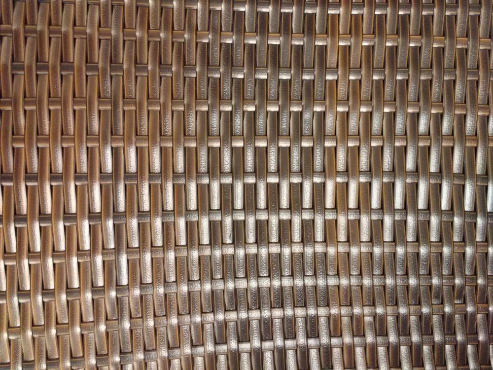 Woven Plastic Texture Copper Woven Plastic Texture Copper