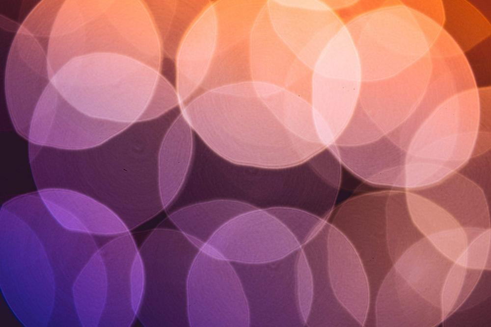 Crazy Real Lights Violet & Orange Colorful Bokeh Crazy Real Lights Violet & Orange Colorful Bokeh