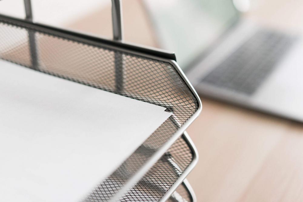 Elegant Office Desk Equipment Close Up Elegant Office Desk Equipment Close Up