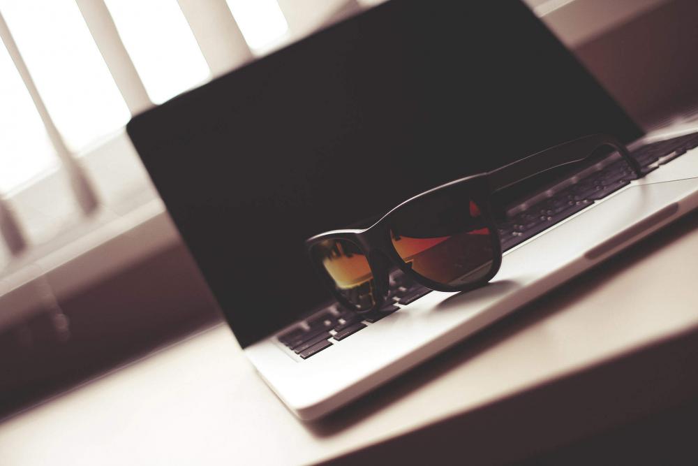 Fashion Sunglasses on a MacBook Fashion Sunglasses on a MacBook