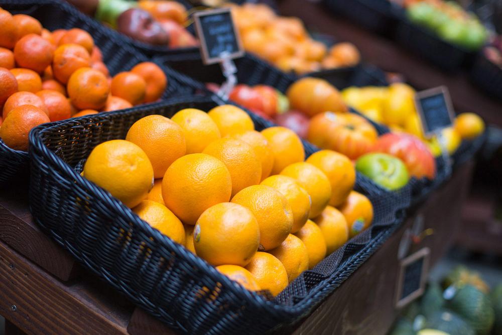 Fresh Oranges on Small Farmer’s Market Fresh Oranges on Small Farmer’s Market