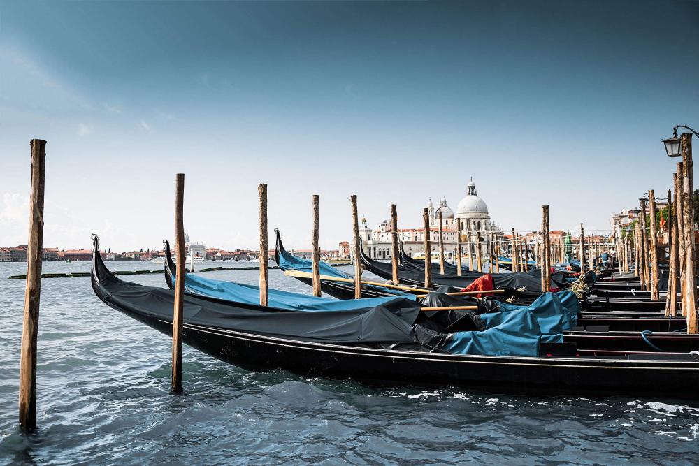 Gondola Boats in Venice, Italy Gondola Boats in Venice, Italy