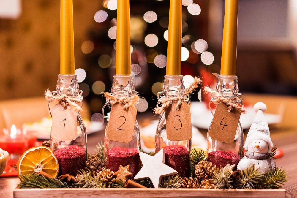 Handmade DIY Advent Candle Handmade DIY Advent Candle