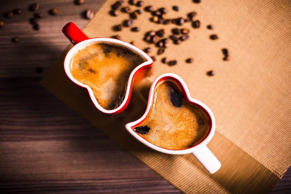 Lovely and Romantic Heart Coffee Cups Lovely and Romantic Heart Coffee Cups