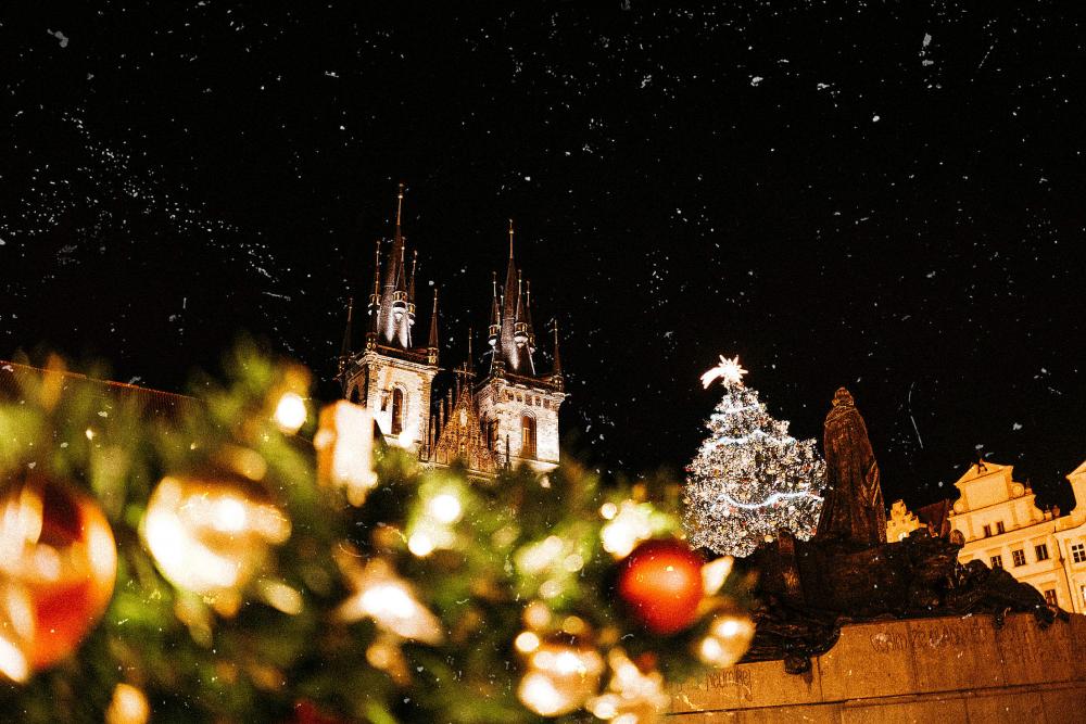 Prague Christmas Markets Vintage Prague Christmas Markets Vintage