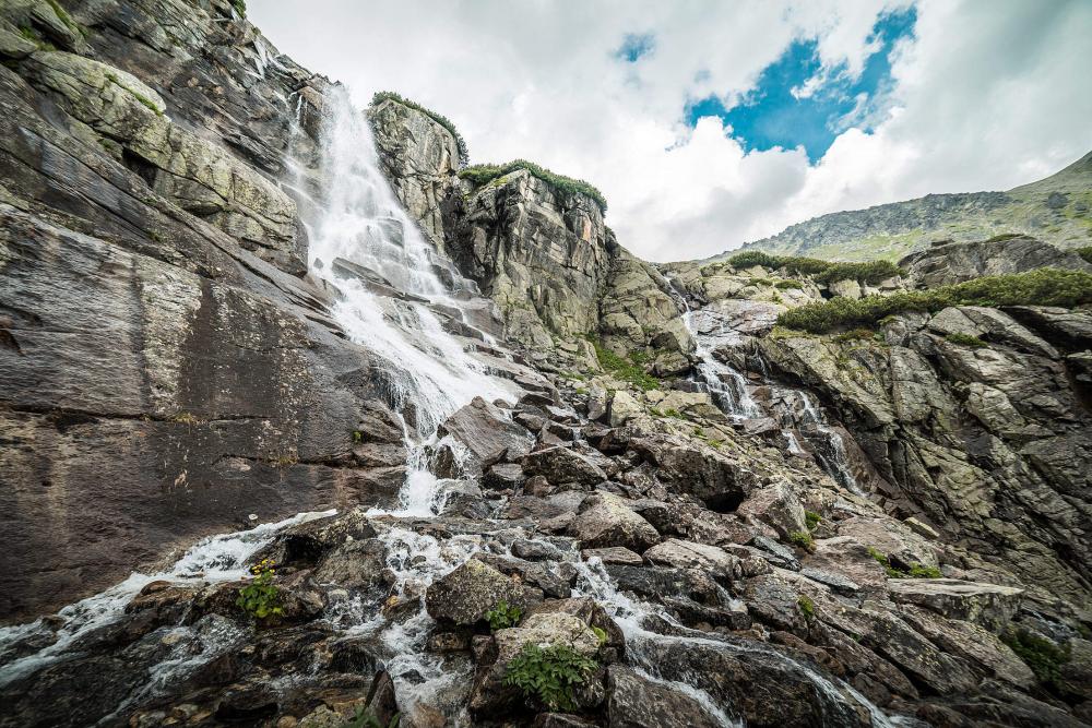 Waterfall “Skok” in High Tatras, Slovakia Waterfall “Skok” in High Tatras, Slovakia