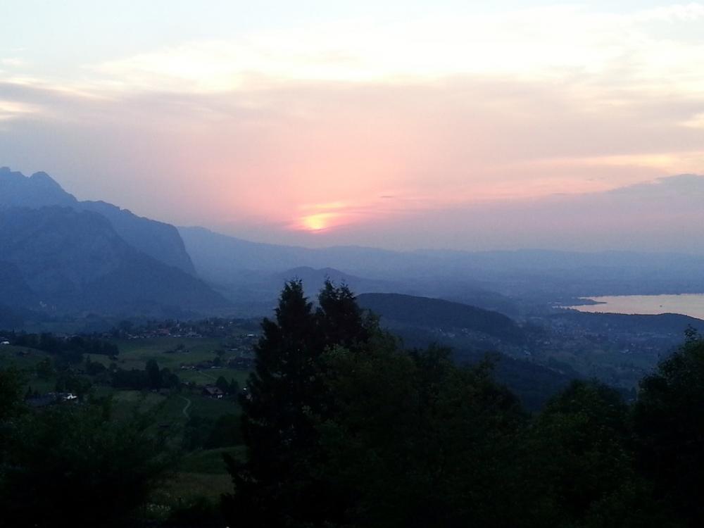 Abendstimmung Sunset Sky Romance Panorama Thuersee Abendstimmung Sunset Sky Romance Panorama Thuersee