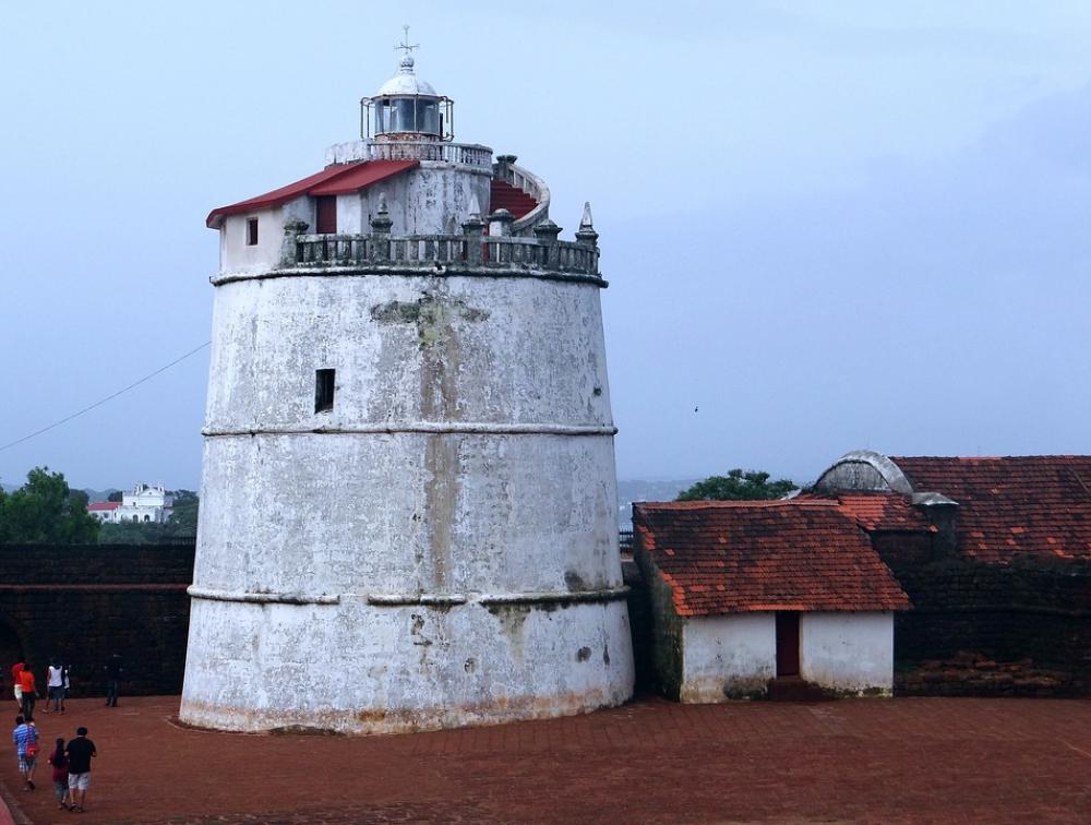 Aguada Fort Lighthouse Portugese Fort 17Th Century Aguada Fort Lighthouse Portugese Fort 17Th Century