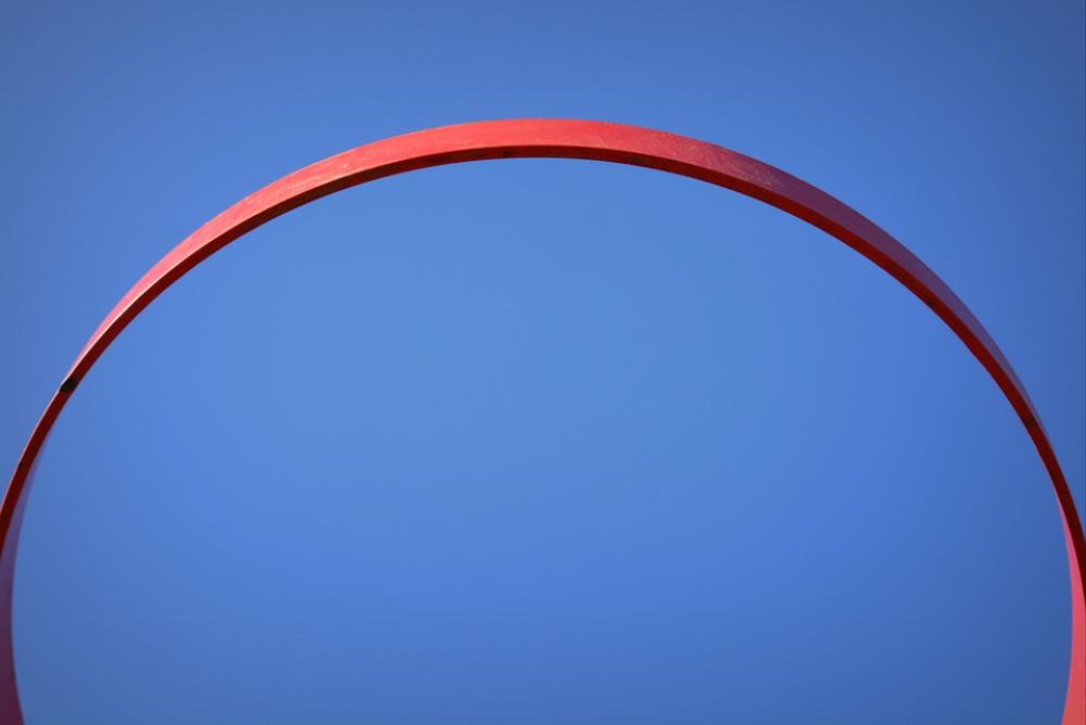Air Blue Basketball Hoop Red Circle Air Blue Basketball Hoop Red Circle