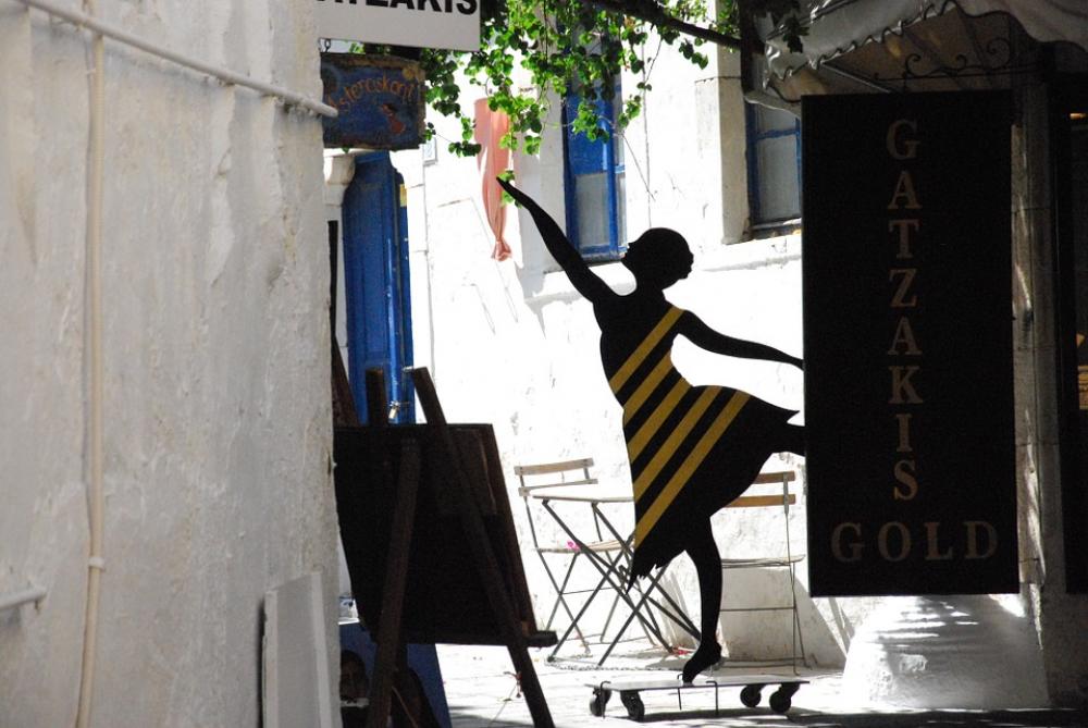 Alley Shopping Street Kos Greece Winding Alley Shopping Street Kos Greece Winding