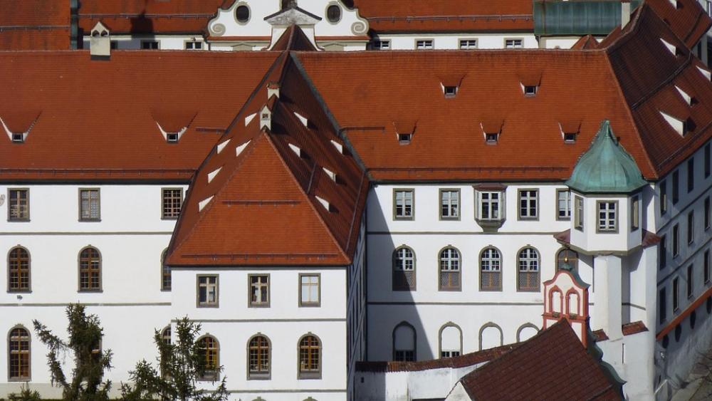 Allgäu Füssen Of The Calvary Panorama Old Town Allgäu Füssen Of The Calvary Panorama Old Town