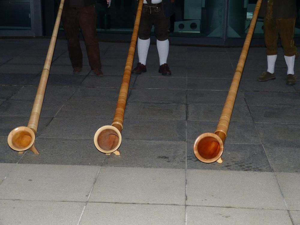 Alphorn Bavaria Costume Music Tradition Instrument Alphorn Bavaria Costume Music Tradition Instrument