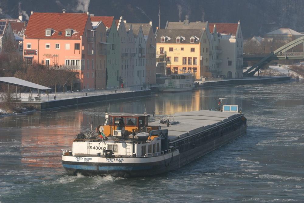 Altmühl Valley Riedenburg Frachtschiff Port Altmühl Valley Riedenburg Frachtschiff Port