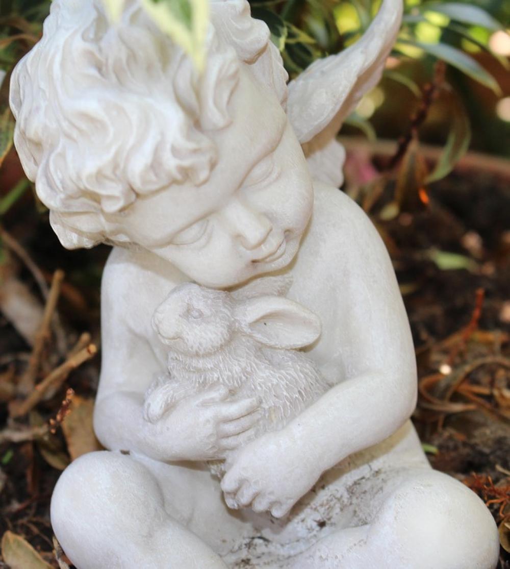 Angel Chalk Figure Sleeping Harmony Angel Chalk Figure Sleeping Harmony